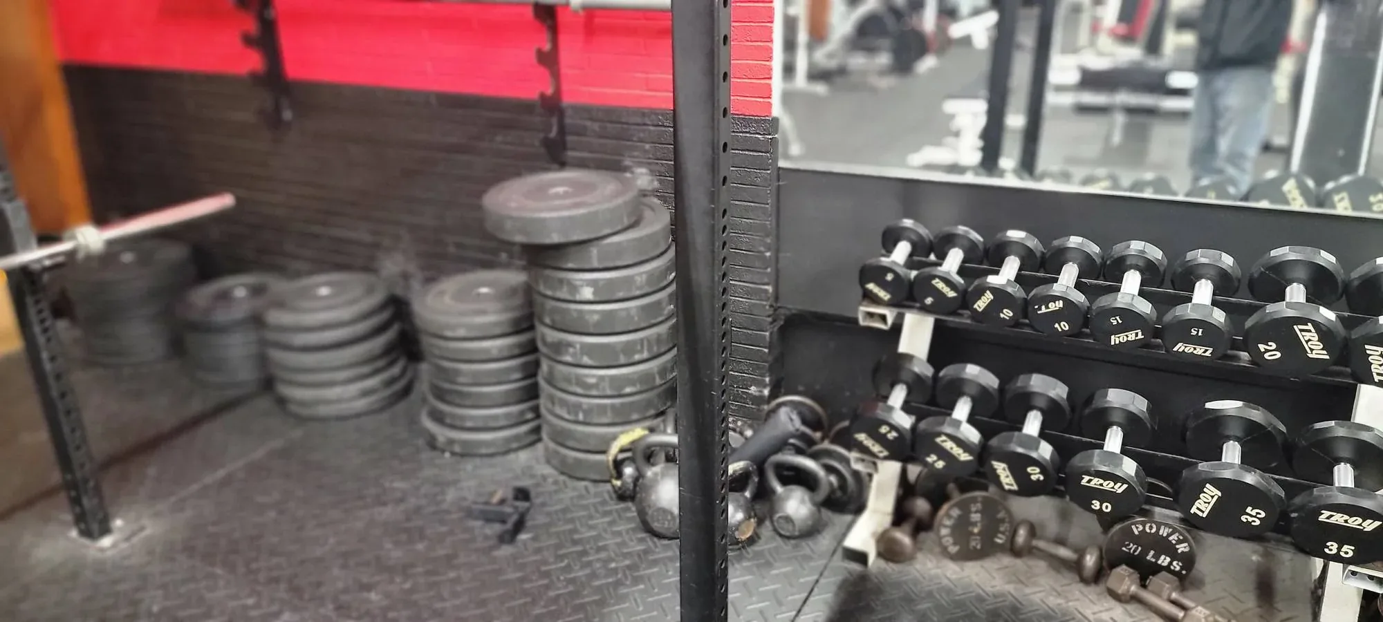 Free weights and dumbbells at Next Level Fitness Center Moline IL